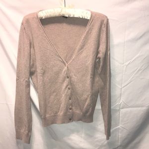 Tan H&M cardigan sweater button up